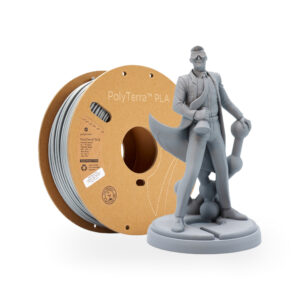 PLA Polyterra 1kg Fossil Grey - Polymaker – LINHA ANTIGA (Consultar Descrição)