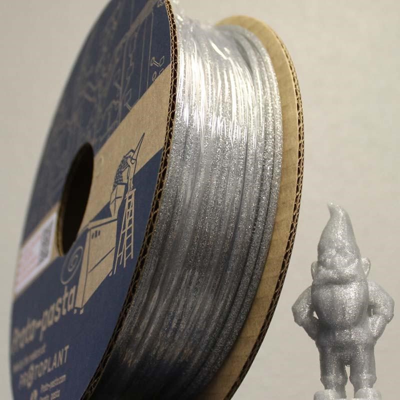 HTPLA Stardust Translucent with Silver Glitter 50g ( Amostra ) - ProtoPasta - Image 3