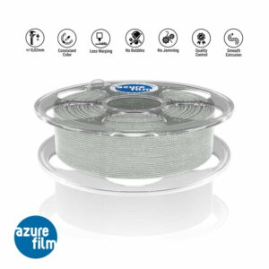 PLA 1kg Transparent GLITTER - Azurefilm