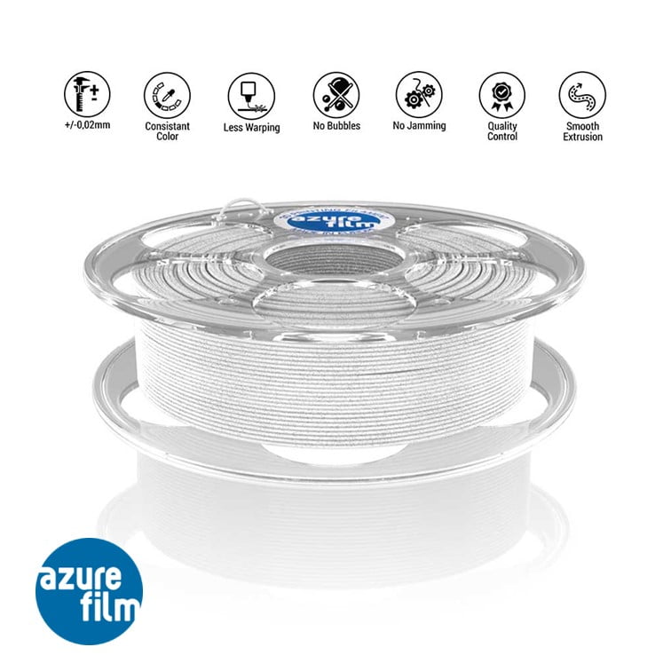 PLA 1kg BLACK GLITTER - Azurefilm - Image 9