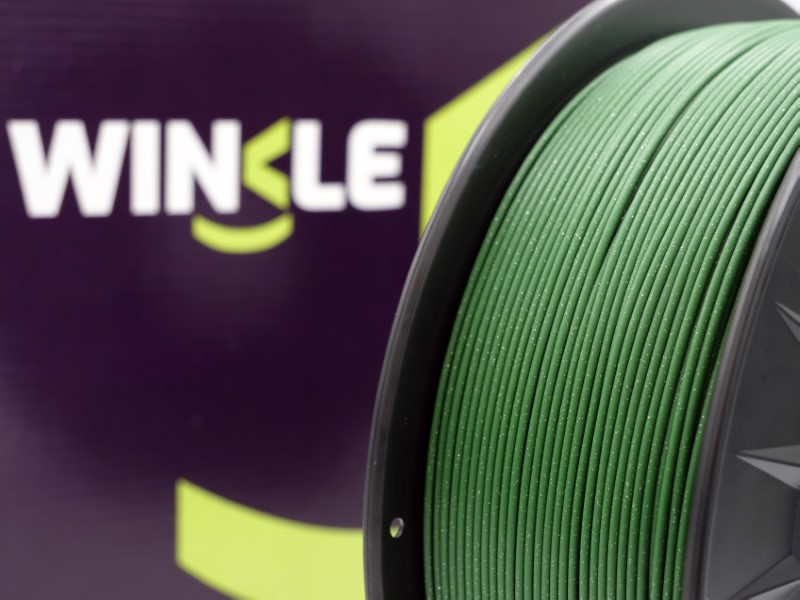 PLA HD 300g GLITTER Verde Militar Military Green - WINKLE - Image 7