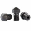0.6mm B-SERIES PREMIUM Aço Endurecido Hardened Steel Nozzle V6 (compatível com E3D) - AIMSOAR