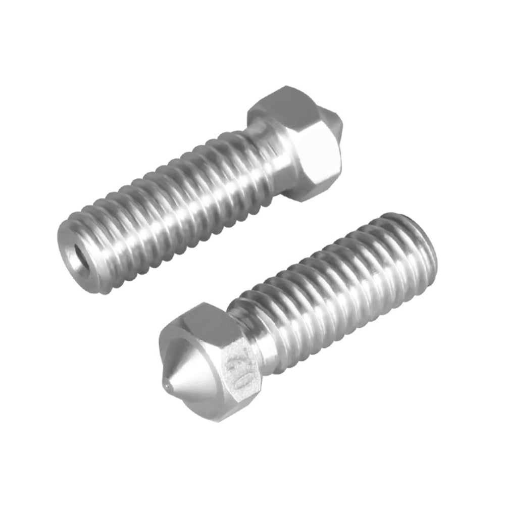 0.3mm Aço Inox Steel Nozzle Volcano (compatível com E3D Tevo Tarantula, Artillery Sidewinder) - AIMSOAR