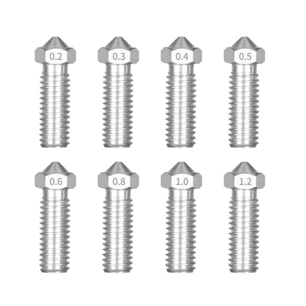 0.3mm Aço Inox Steel Nozzle Volcano (compatível com E3D Tevo Tarantula, Artillery Sidewinder) - AIMSOAR - Image 4