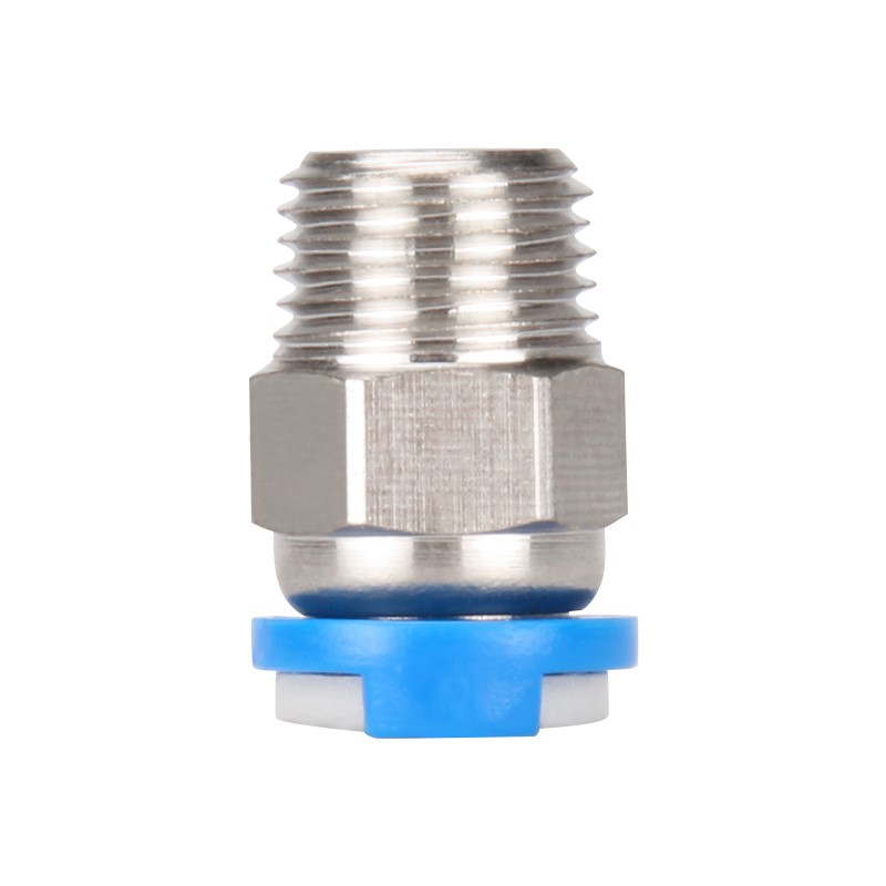 PC4-M10 JP4-01 Conector Pneumático Vazado com Clip para tubo PTFE Quick Push-In  - AIMSOAR - Image 2