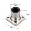 Mancal (Suporte Apoio Fixo Rolamento) LMK12LUU Rolamento Linear (Linear Bearings 12x21x30mm) - AIMSOAR