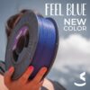 PLA HD 10m (Amostra) GLITTER Azul Noche Midnight Blue - WINKLE