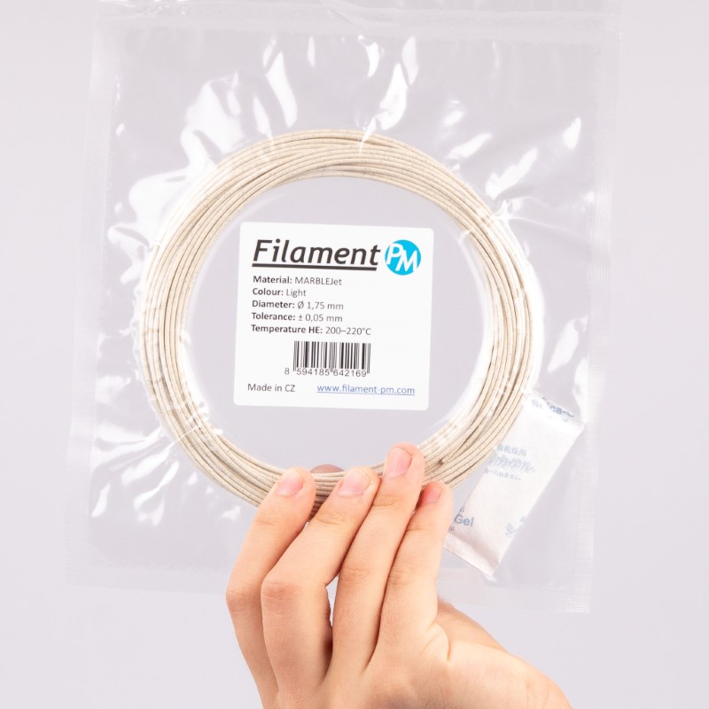 PLA 10m (Amostra) MarbleJet Light ( mármore ) - Filament PM