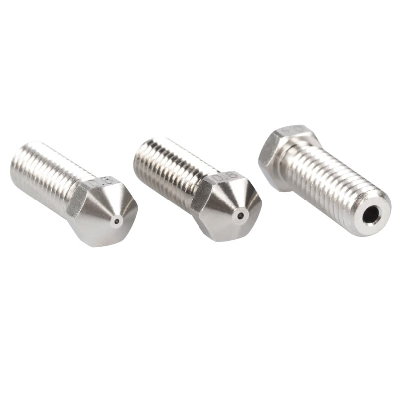 0.4mm B-SERIES PREMIUM Aço Inox Steel Nozzle Volcano (compatível com E3D Tevo Tarantula, Artillery Sidewinder) - AIMSOAR - Image 2