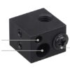 Heat Block Makerbot Clone Alumínio Preto 16X16X12 ( Heatblock bloco de aquecimento compatível e não com o original ) - AIMSOAR