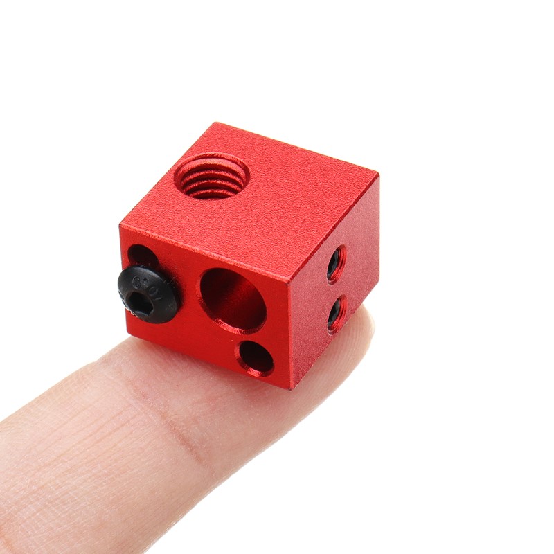 Heat Block Makerbot Clone Alumínio Preto 16X16X12 ( Heatblock bloco de aquecimento compatível e não com o original ) - AIMSOAR - Image 8