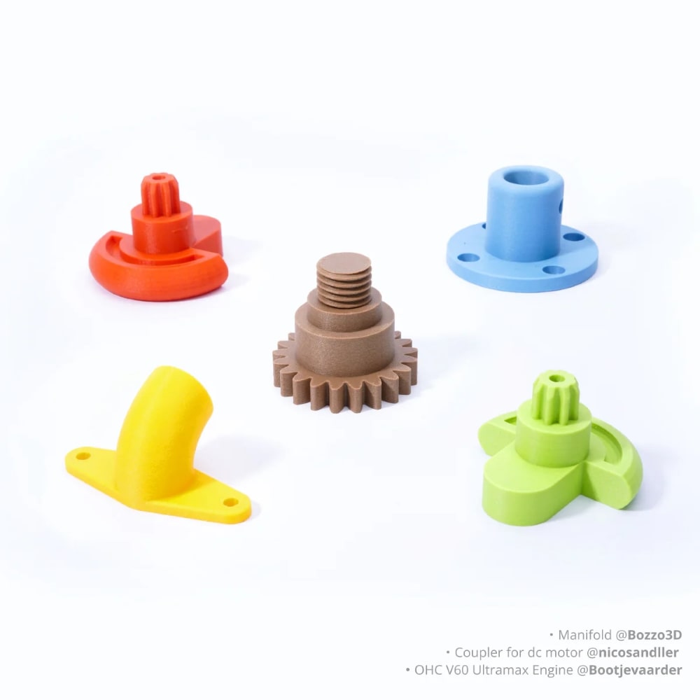 PA6-GF 1kg (With Spool) Black - Bambu Lab - Image 3
