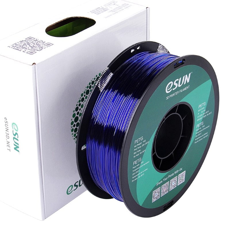 PETG 1kg Transparent Blue - ESUN - Image 5