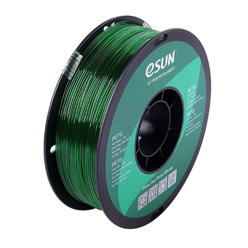 PETG 1kg Transparent Green - ESUN - Image 2