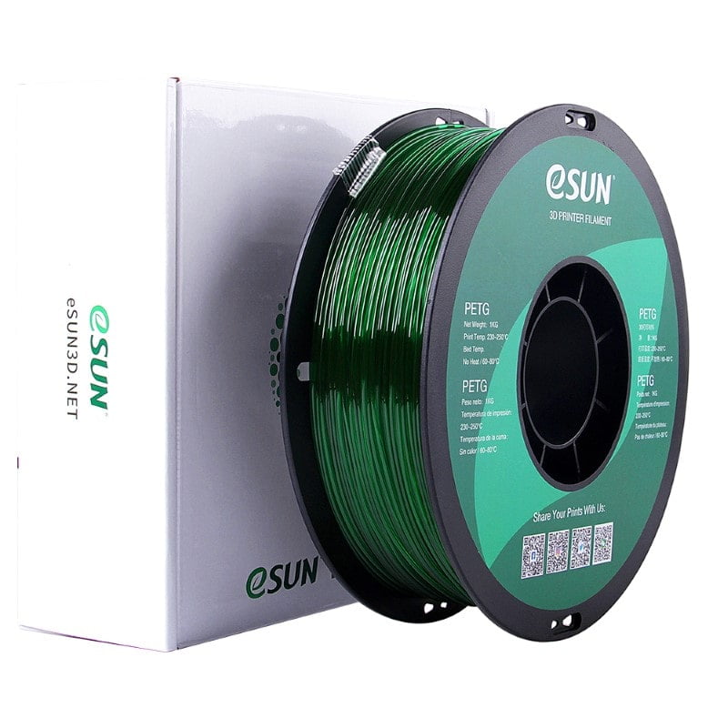 PETG 1kg Transparent Green - ESUN - Image 8