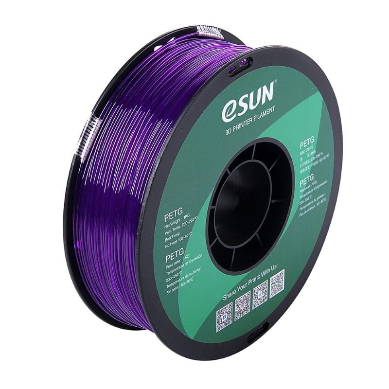 PETG 1kg Transparent Purpure - ESUN - Image 2