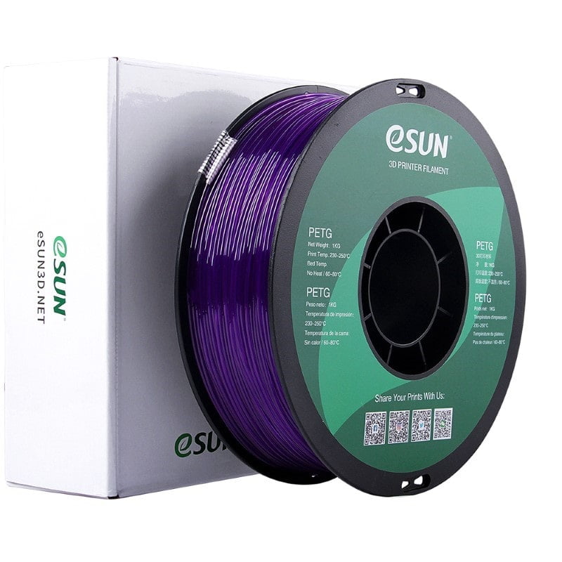 PETG 1kg Transparent Purpure - ESUN - Image 8