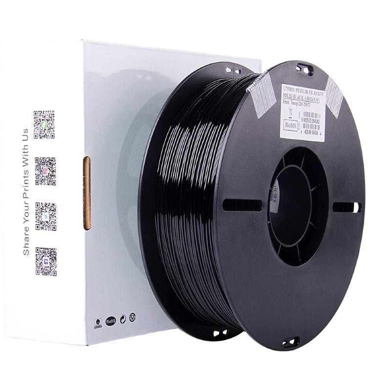 PETG 10M (AMOSTRA) SOLID Black - ESUN - Image 5