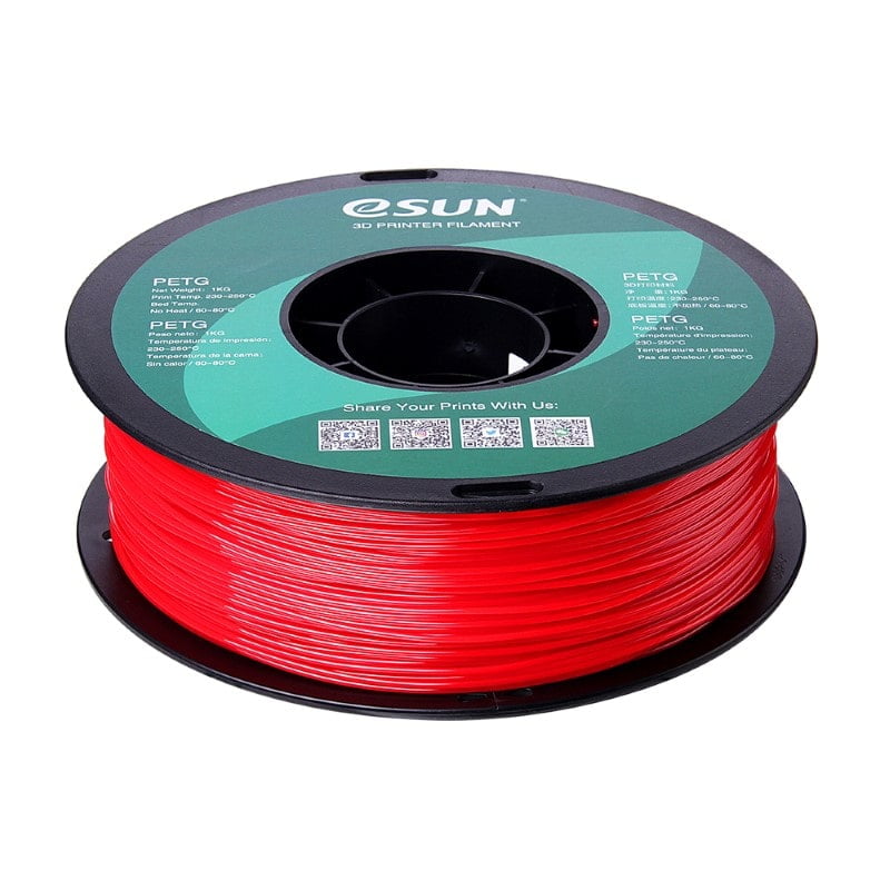 PETG 1kg SOLID Red - ESUN - Image 4