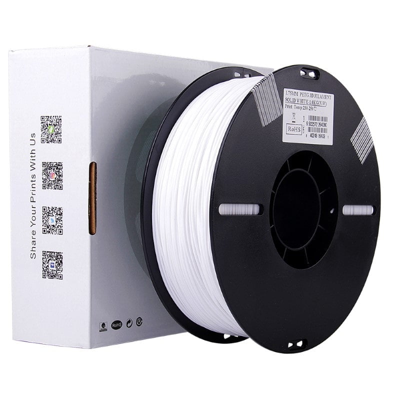 PETG 10M (AMOSTRA) SOLID White - ESUN - Image 7