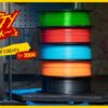 PLA TASTY Pack + Samples Pearl Blue Pearl Red Yellow Pink Graphite Black - Filament PM