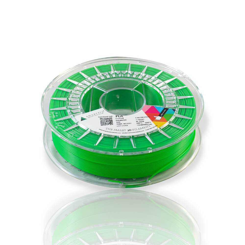 Smartfil PLA CHLOROPHYLL M 750g Verde - Smart Materials 3D