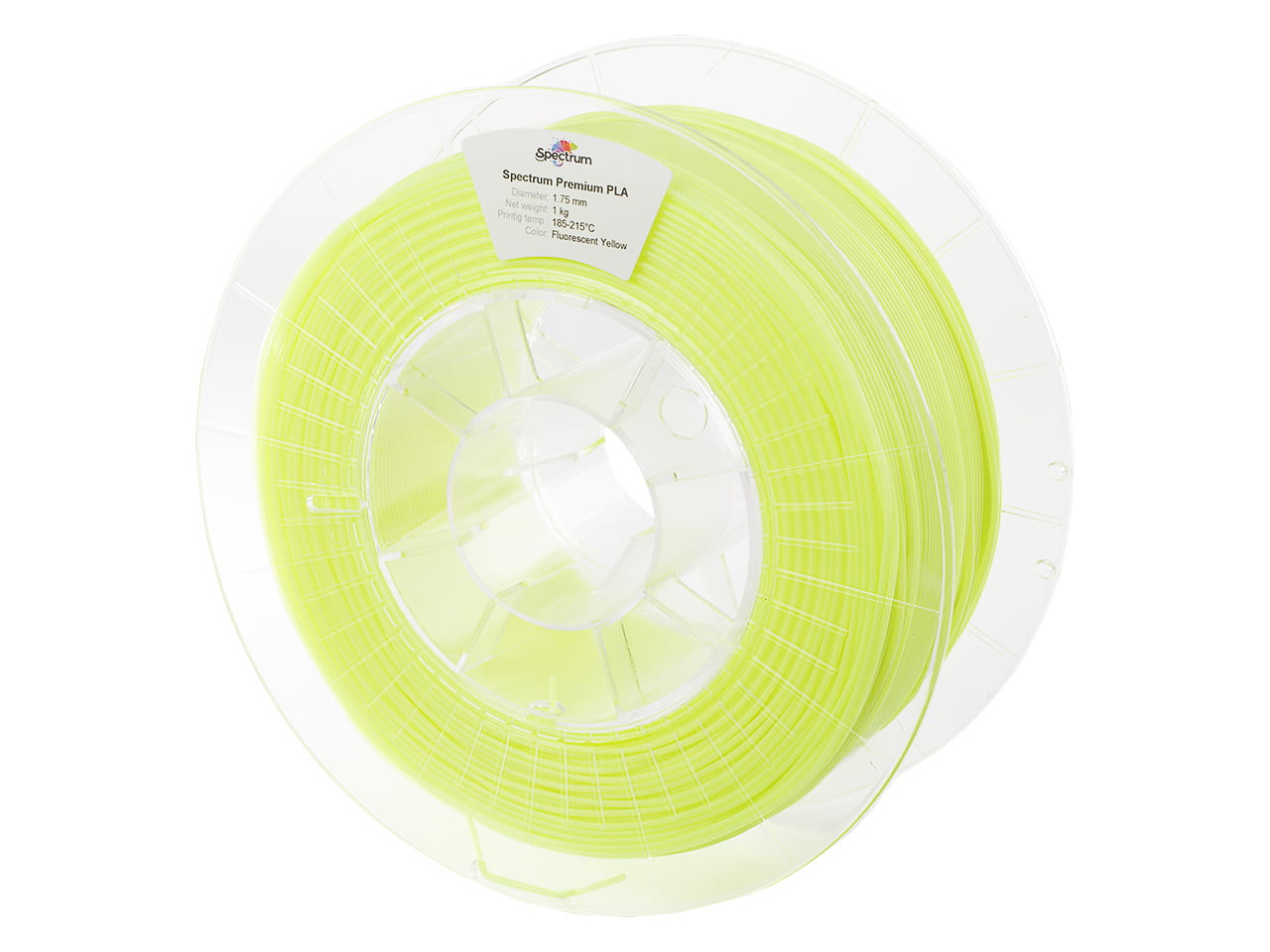 PLA Premium 1kg Fluorescent Yellow - Spectrum Filaments - Image 12