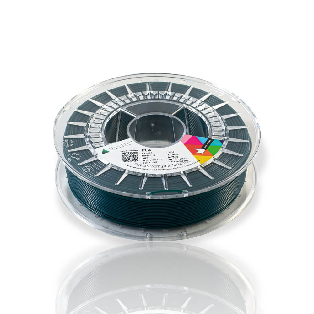 Smartfil PLA JADE M 750g Verde Escuro - Smart Materials 3D