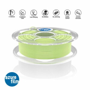 PLA 50g (Amostra) Lumos LUMINOUS UV Light Yellow (Neon e brilha no escuro) - Azurefilm
