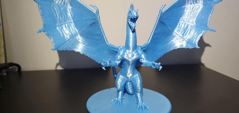 PLA 10m (Amostra) Silk Sky Blue - Azurefilm - Image 9