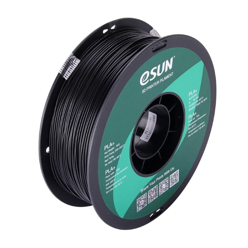 PLA+ PLUS PRO 10M (AMOSTRA) Black - ESUN - Image 2