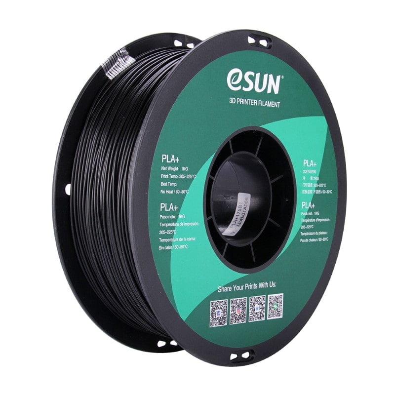 PLA+ PLUS PRO 10M (AMOSTRA) Black - ESUN