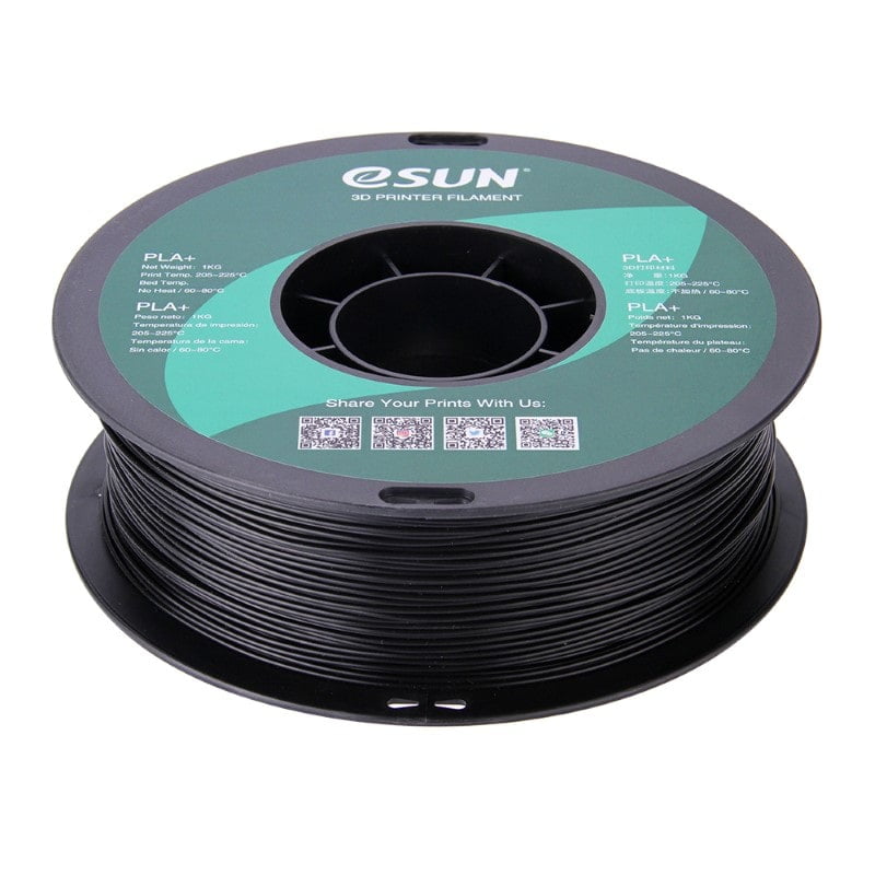 PLA+ PLUS PRO 10M (AMOSTRA) Black - ESUN - Image 6