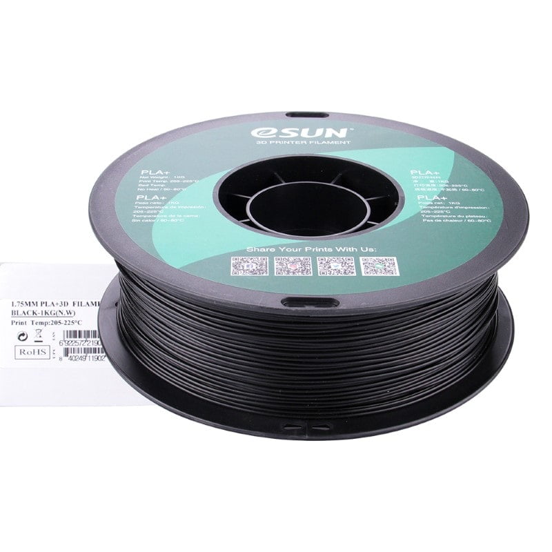 PLA+ PLUS PRO 10M (AMOSTRA) Black - ESUN - Image 9
