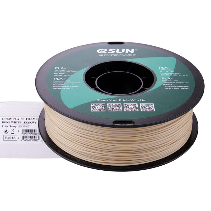 PLA+ PLUS PRO 1kg Bone White - ESUN - Image 9