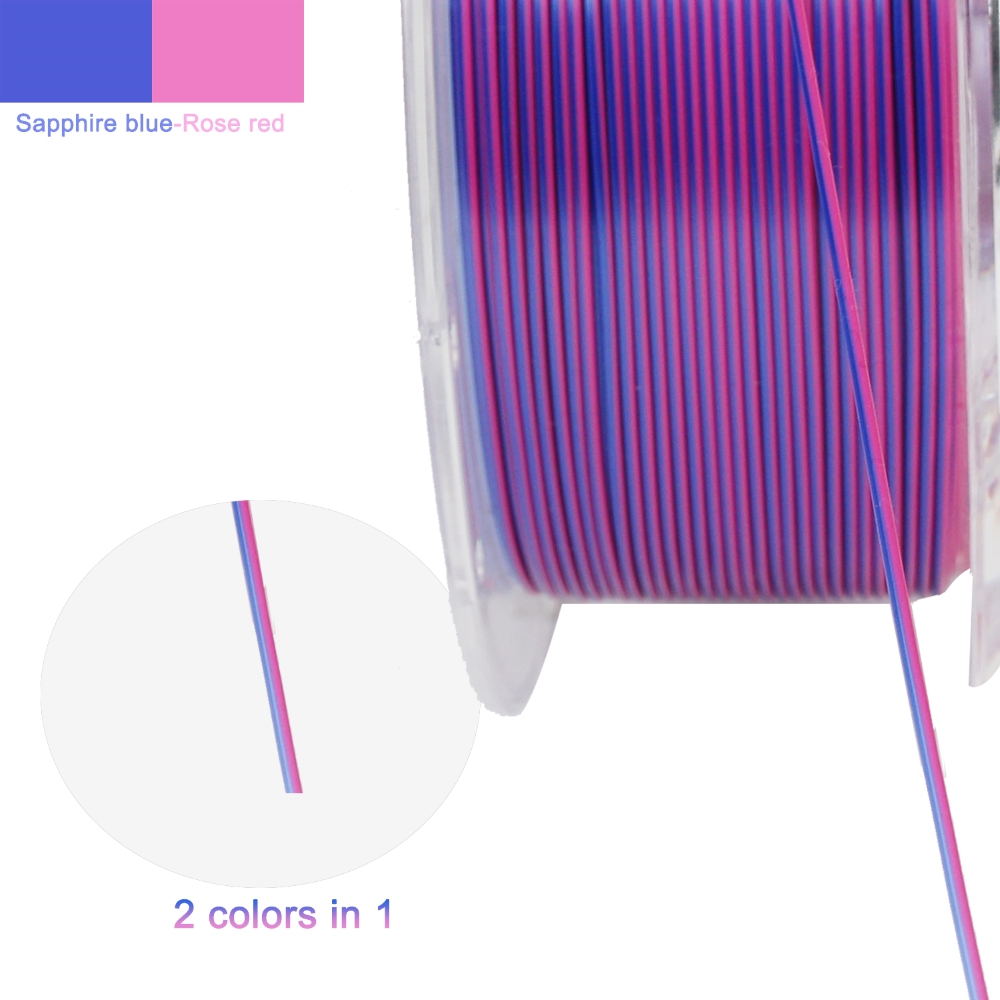 PLA Magic Dual Color 250g Rose-Red Royal Blue - R3D - Image 3