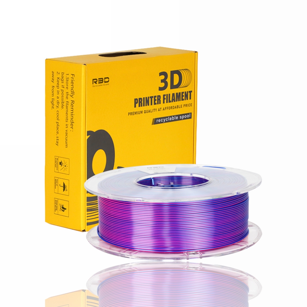 PLA Magic Dual Color 250g Rose-Red Royal Blue - R3D - Image 2