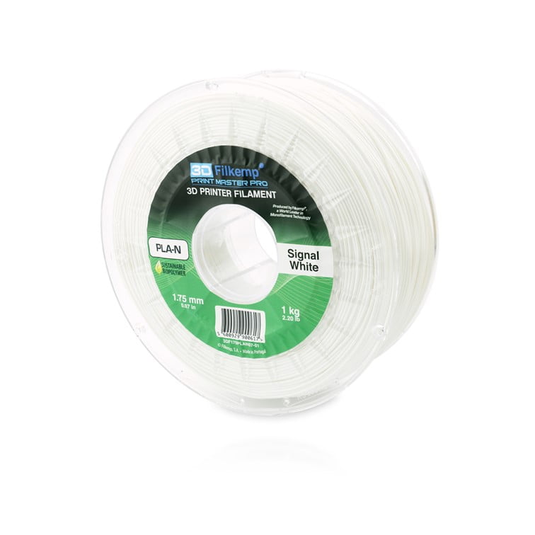 PLA N PLN 1kg Signal White ( ESPECIAL DE ALTA TEMPERATURA Branco) - Filkemp