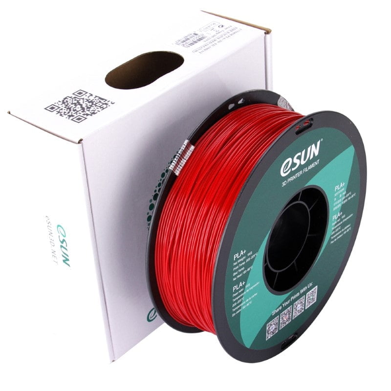 PLA+ PLUS PRO 1kg Fire Engine Red - ESUN - Image 3