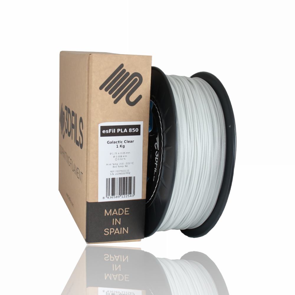 esFil PLA MAX 1kg Galactic Clear - 3DFILS - Image 6