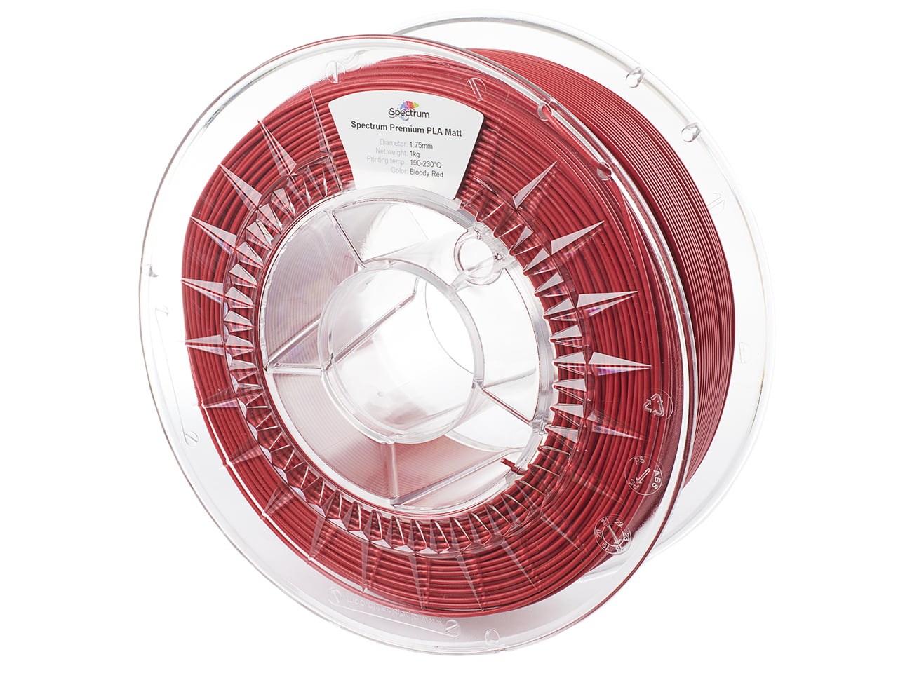 PLA Matt 1kg Bloody Red - Spectrum Filaments - Image 7