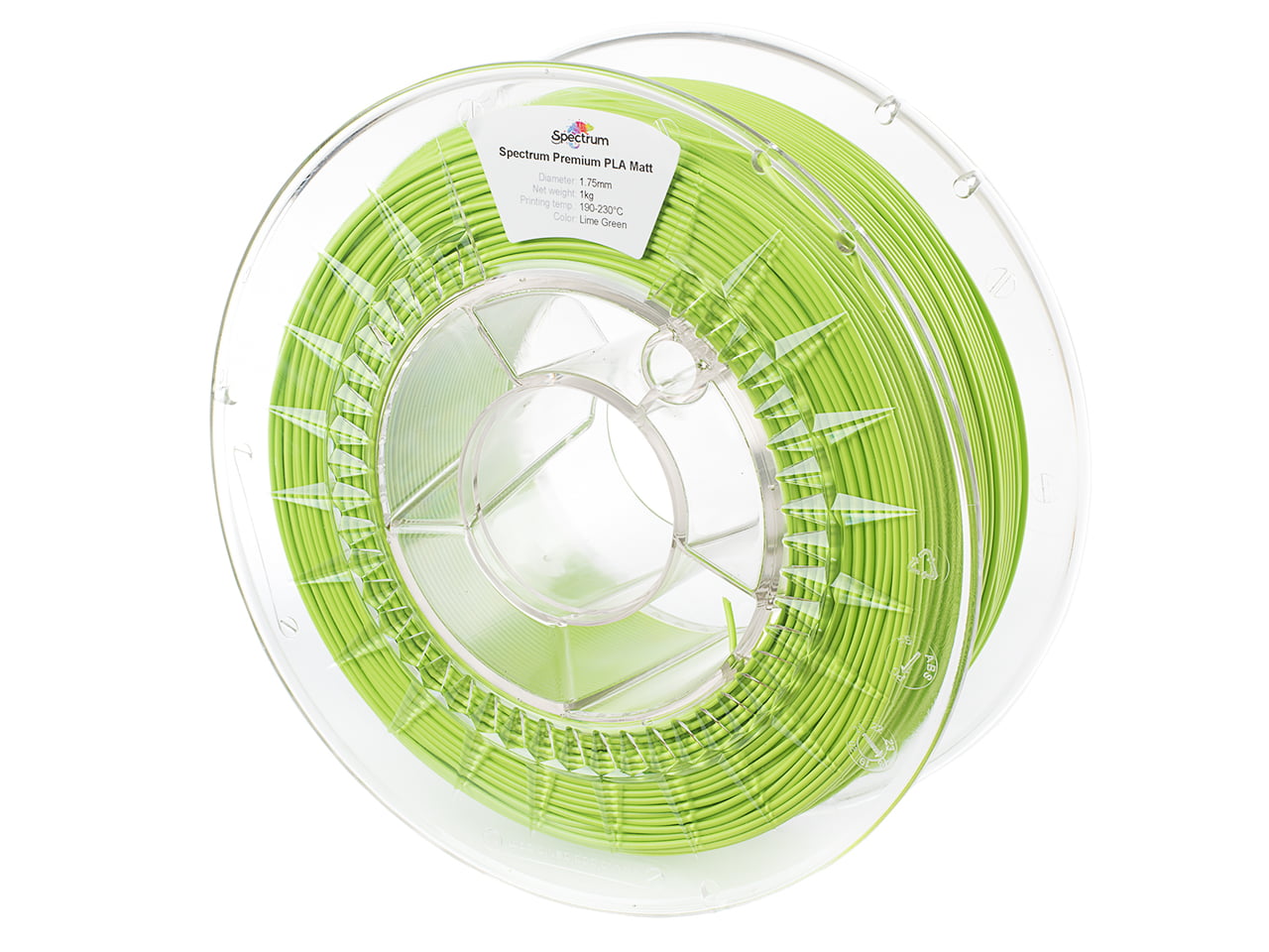 PLA Matt 1kg Lime Green - Spectrum Filaments - Image 7