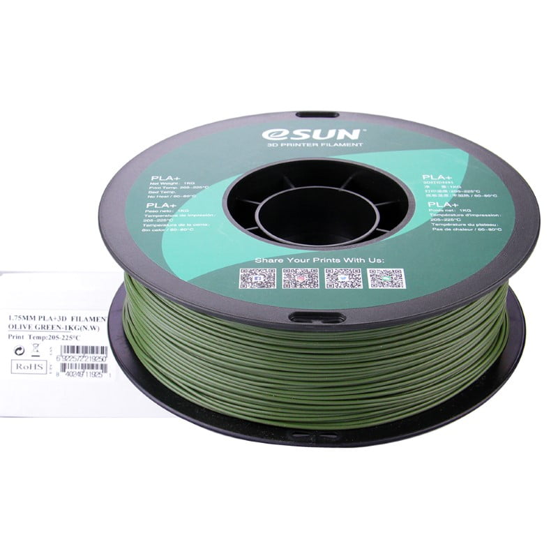 PLA+ PLUS PRO 1kg Olive Green - ESUN - Image 9