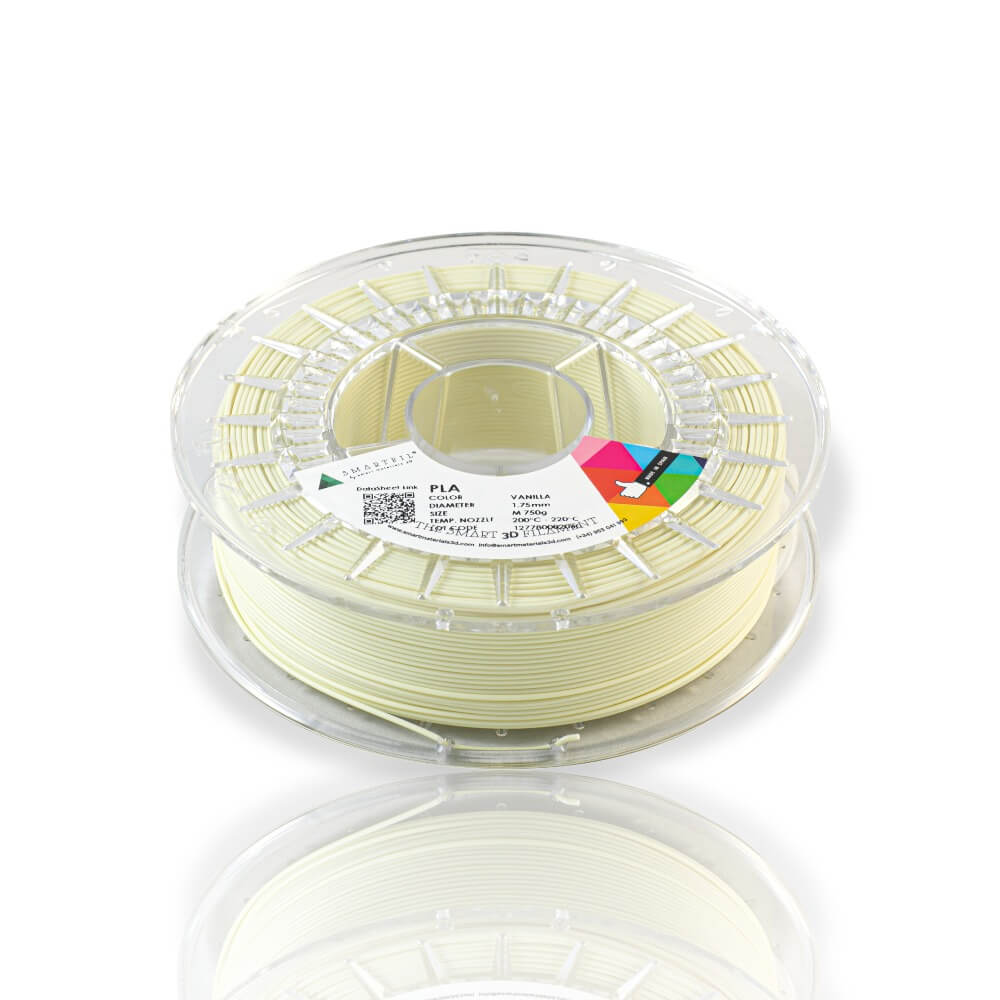 Smartfil PLA PASTEL VANILLA M 750g Pastel Amarelo - Smart Materials 3D