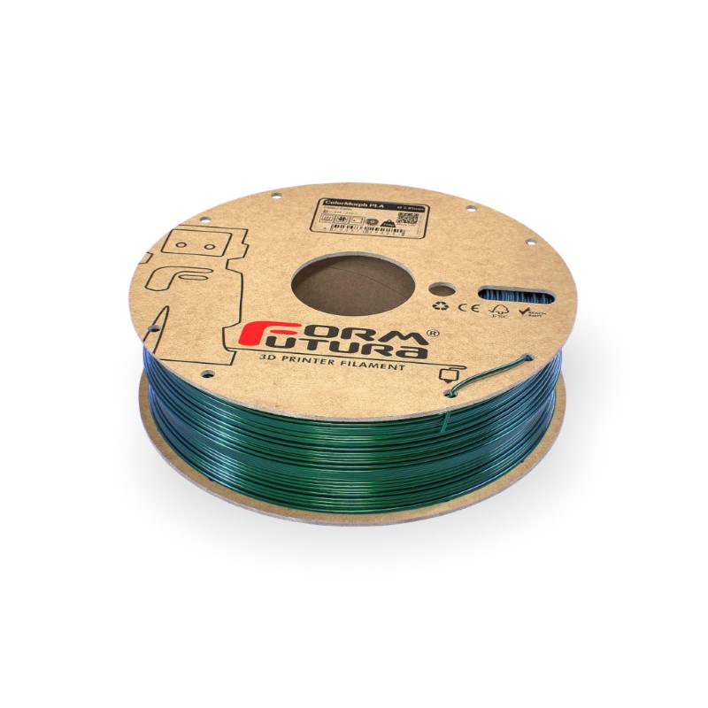 PLA Silk High Gloss ColorMorph 250g White & Green - FORMFUTURA - Image 7