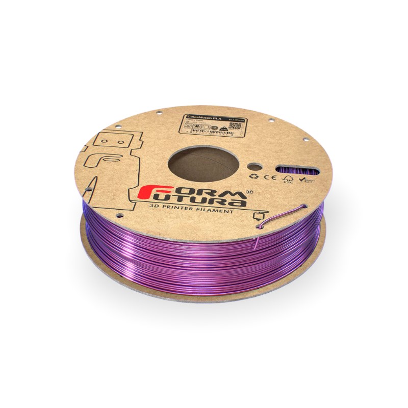 PLA Silk High Gloss ColorMorph 250g White & Green - FORMFUTURA - Image 8