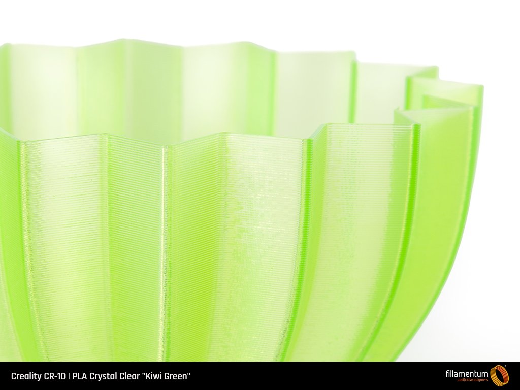 PLA Crystal Clear Kiwi Green - Fillamentum - Image 5