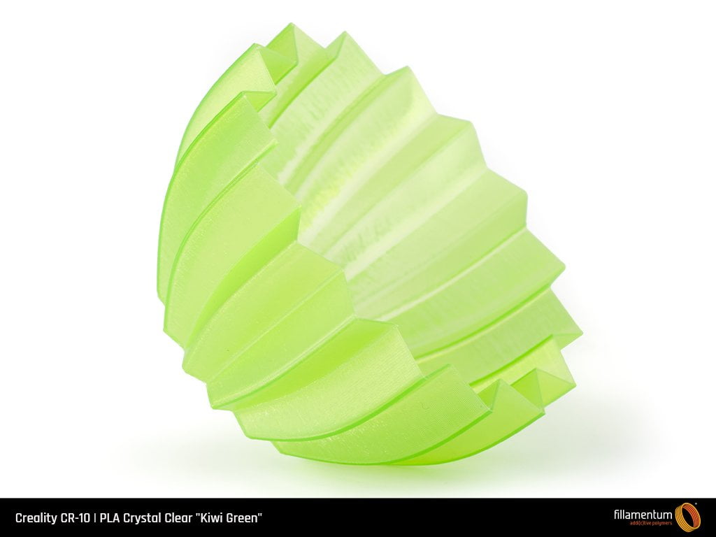 PLA Crystal Clear Kiwi Green - Fillamentum - Image 4