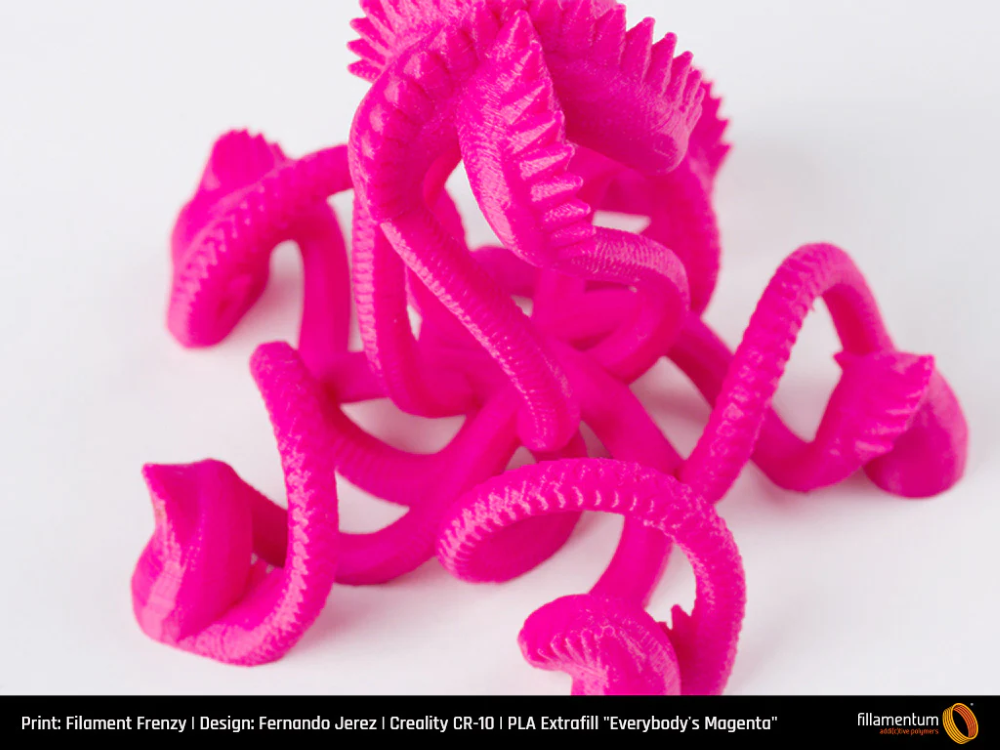 PLA 750g Extrafill Everybody's Magenta - Fillamentum - Image 4