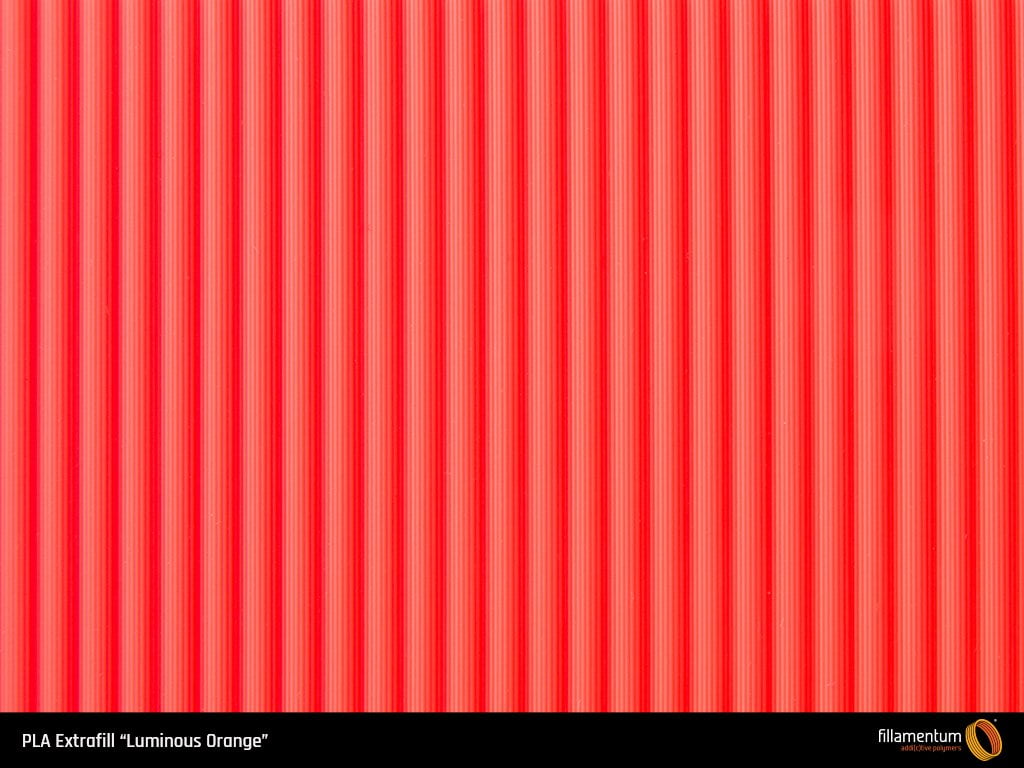PLA Extrafill Traffic Luminous Orange - Fillamentum - Image 3